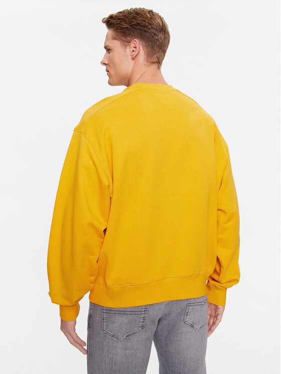 Yellow tommy jeans sweatshirt sale