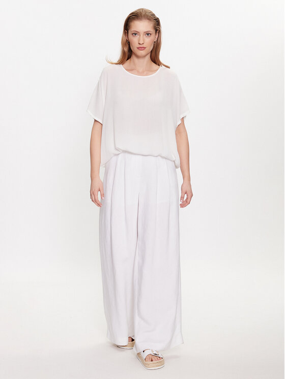 Kaffe Kaffe Blusa Amber 10500781 Bianco Loose Fit