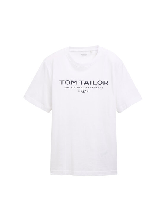 Tom Tailor Tom Tailor T-Shirt 1045773 Biały Regular Fit