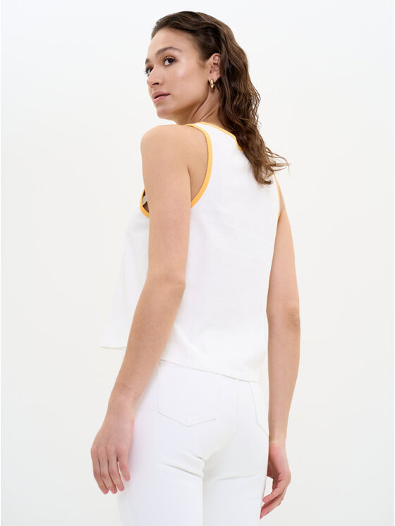 BIG STAR BIG STAR Top WITALINA_102_150 Biały Basic Fit