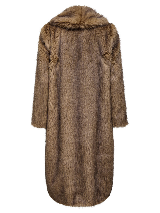 ONLY ONLY Pelliccia Dawn 15352794 Marrone Regular Fit