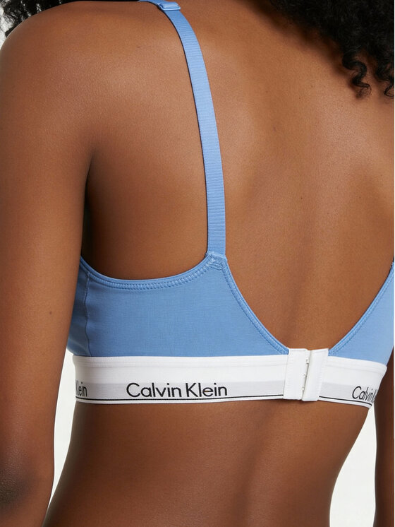 Calvin Klein Underwear Calvin Klein Underwear Kojící podprsenka LV00QF8506 Světle modrá