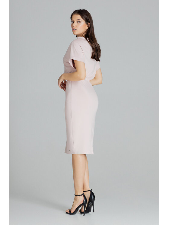 Lenitif Lenitif Vestito L087 Rosa Regular Fit