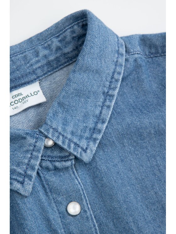 Coccodrillo Coccodrillo Koszula WC5140101DGJ-014 Niebieski Regular Fit
