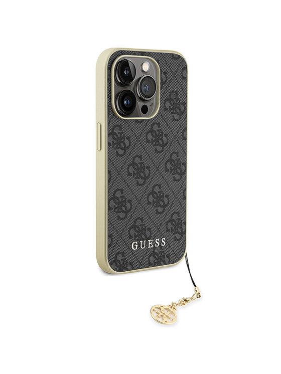 Guess Guess Etui na telefon iPhone 15 Pro Szary