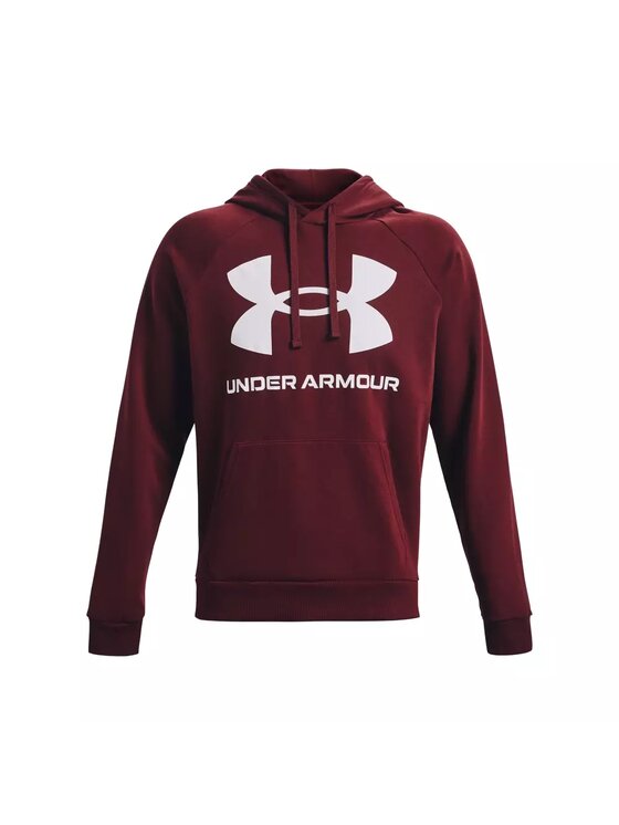 Under Armour Under Armour Bluza 1357093-690 Bordowy Loose Fit