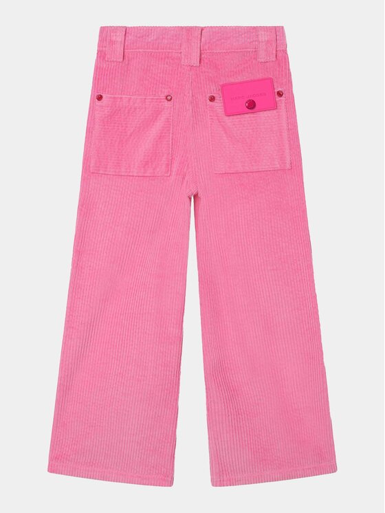Marc Jacobs Marc Jacobs Spodnie materiałowe W14333 Różowy Flare Fit