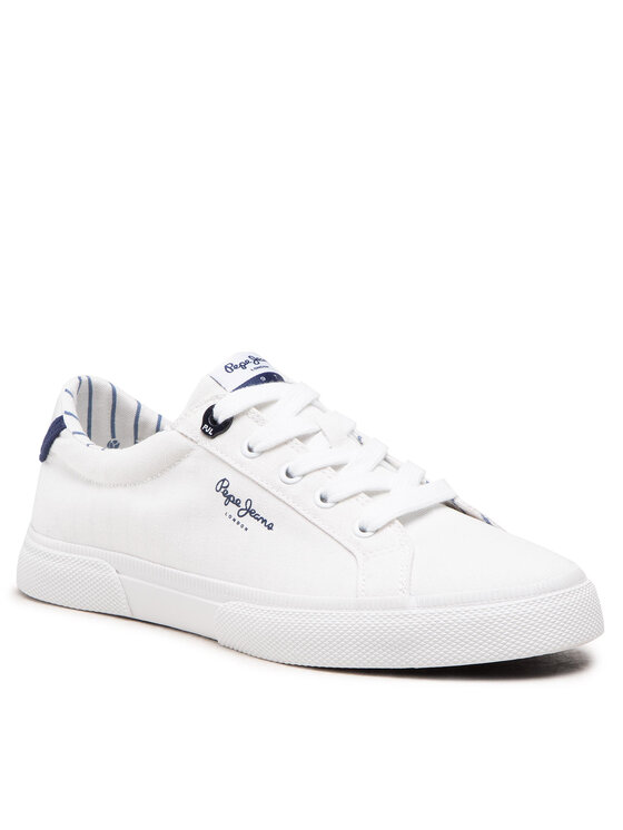 Pepe Jeans Tennis Kenton Bass PLS31293 Blanc Modivo