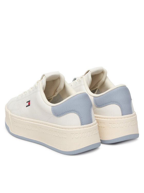 Tommy Hilfiger Tommy Hilfiger Superge Tjw Script Cupsole Flatform EN0EN02961 Écru