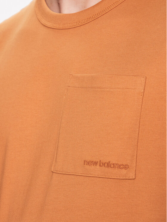 New Balance New Balance Marškinėliai Athletics Nature State MT23567 Oranžinė Relaxed Fit