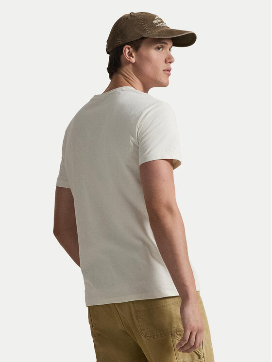 Polo Ralph Lauren Polo Ralph Lauren Marškinėliai 710P04979001 Balta Classic Fit