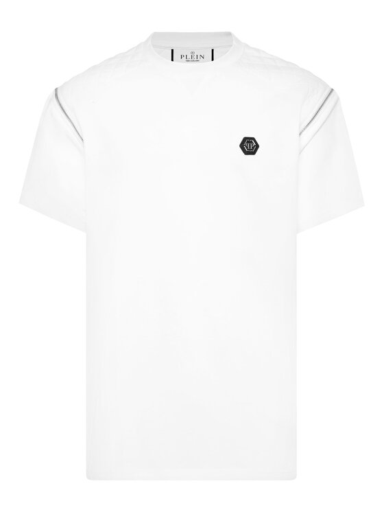 PHILIPP PLEIN PHILIPP PLEIN T-Shirt 27123 Biały Regular Fit