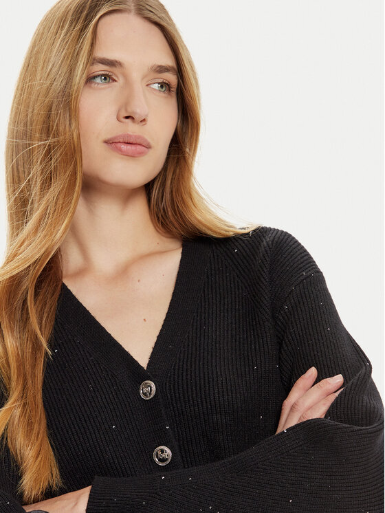 Rinascimento Rinascimento Ζακέτα CFM0011590003 Μαύρο Regular Fit