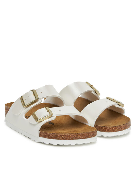 Birkenstock Birkenstock Ciabatte Arizona Kids 1029456 D Bianco