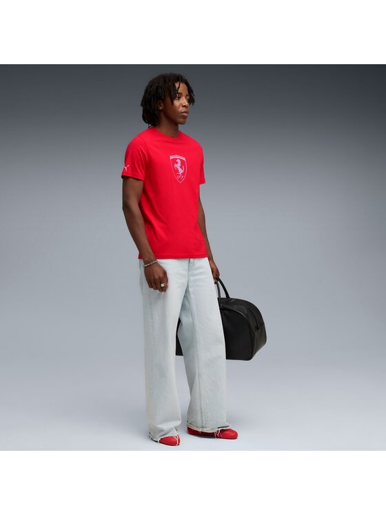 Puma Puma T-Shirt 632785 Czerwony Regular Fit