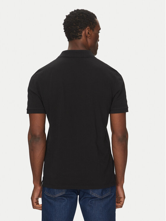 Calvin Klein Jeans Calvin Klein Jeans Тениска с яка и копчета LV040EM269 Черен Regular Fit