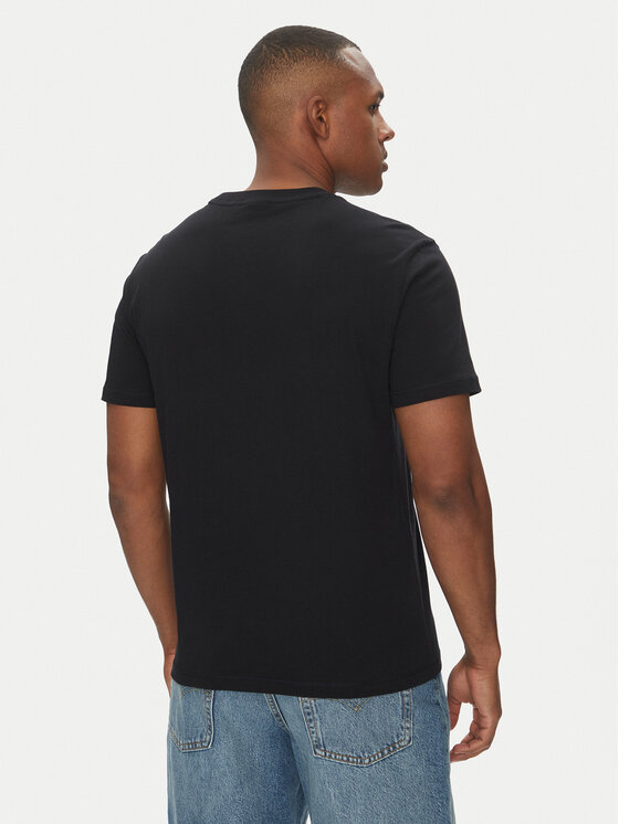 Napapijri Napapijri Футболка S-Valdor NP0A4IE6 Чорний Regular Fit