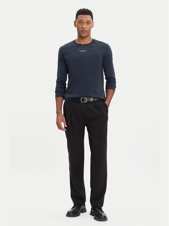 Marc O'Polo Marc O'Polo Majica z dolgimi rokavi 528 2012 52020 Mornarsko modra Regular Fit