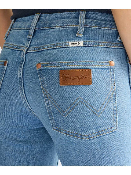 Wrangler Wrangler Jeansy Bootcut Niebieski Bootcut Fit