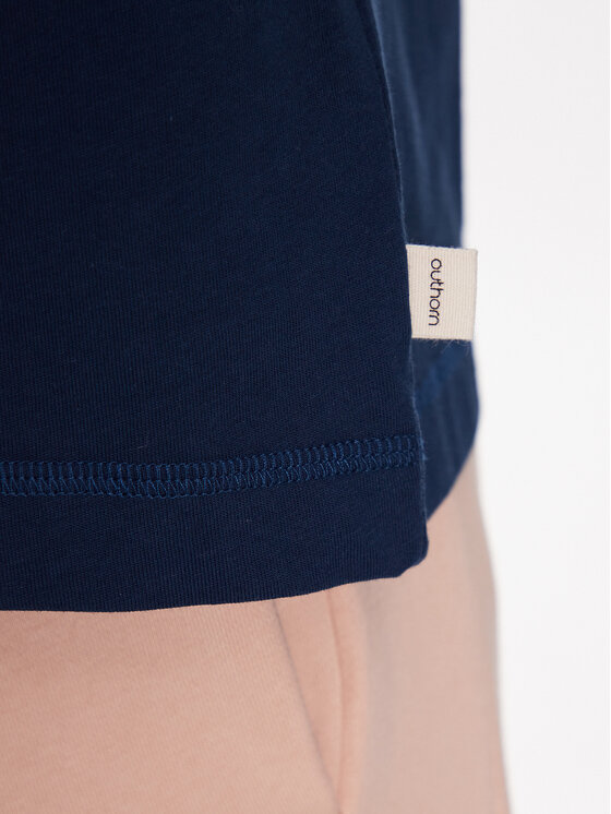 Outhorn Outhorn T-Shirt TTSHM453 Granatowy Regular Fit
