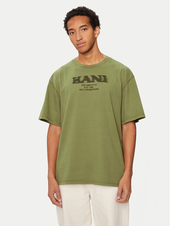 Karl Kani Karl Kani T-särk Retro Sprayed 60300095 Roheline Regular Fit