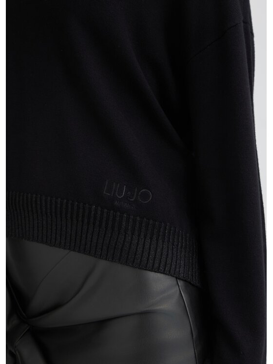 Liu Jo Liu Jo Sweter TA5062MS49I22222 Czarny Regular Fit