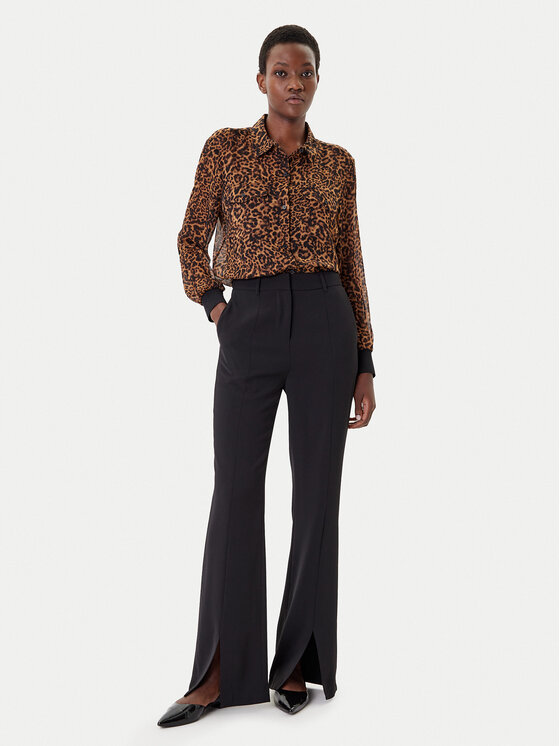 DKNY DKNY Srajca P43A8FXZ Rjava Regular Fit