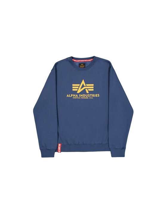 Alpha Industries Alpha Industries Mikina Basic Big Logo Sweatshirt Béžová Regular Fit