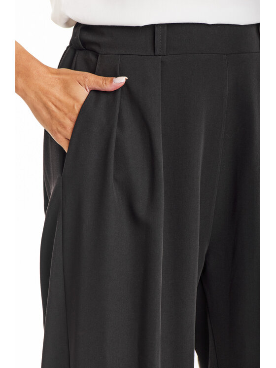 Awama Awama Dámske nohavice A674 Čierna Basic Fit