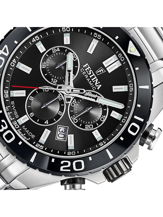 Festina Festina Hodinky F20042-4 Strieborná