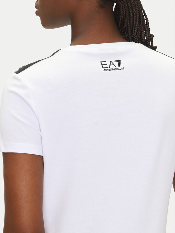EA7 Emporio Armani EA7 Emporio Armani T-shirt 7W000497 AF14880 U0002 Bijela Regular Fit