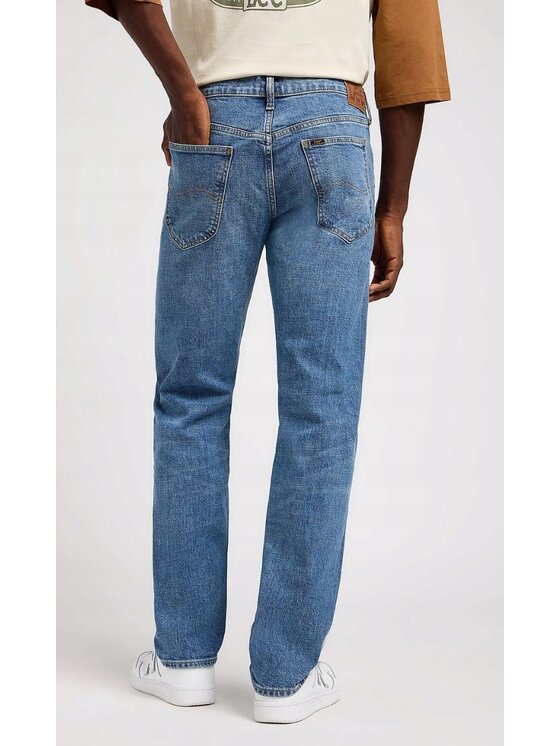 Lee Lee Jeansy Daren Zip Fly Niebieski Regular Fit