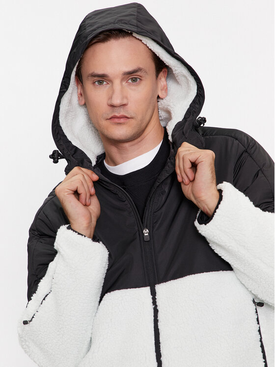 Kappa Kappa Преходно яке 331E2RW Черен Regular Fit