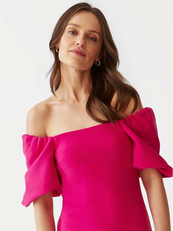 TATUUM Tatuum Rochie cocktail Semiko T2406.195 Roz Slim Fit
