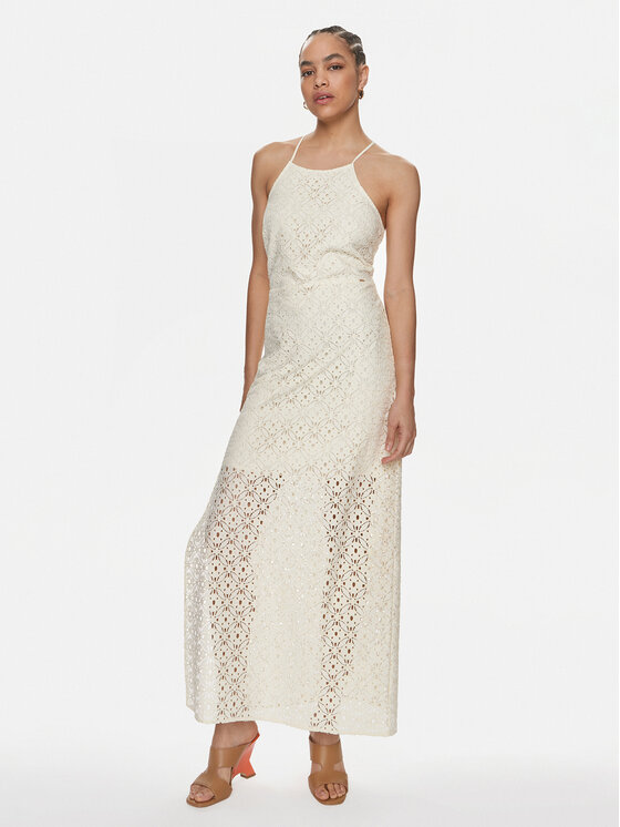 Gaudi Gaudi Rochie de vară 411FD15032 Alb Regular Fit