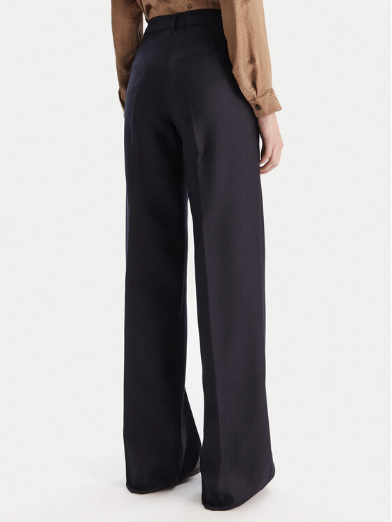 Marella Marella Palazzo kalhoty Renoir 2523136082 Tmavomodrá Wide Leg