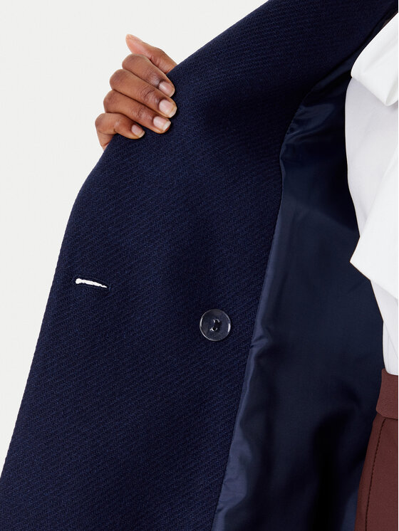 Rinascimento Rinascimento Wollmantel CFC0126218003 Dunkelblau Regular Fit