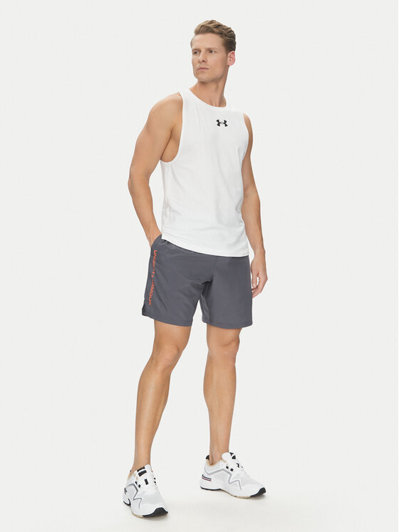 Under Armour Under Armour Sportske kratke hlače Ua Woven Wdmk Shorts 1383356 Siva Loose Fit