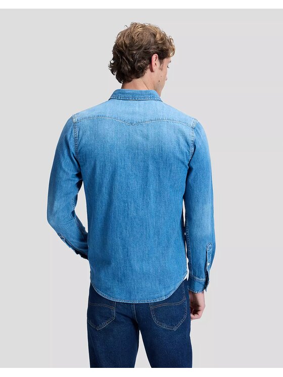 Lee Lee Koszula REGULAR SHIRT Niebieski Regular Fit