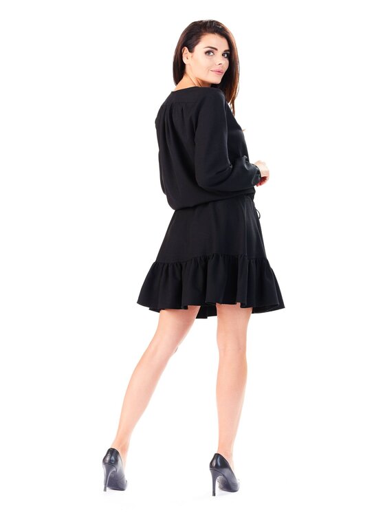 Infinite You Infinite You Sukienka letnia M143 Czarny Basic Fit