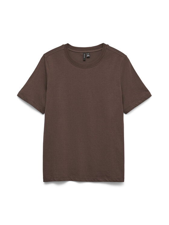 Vero Moda Vero Moda Tričko Paulina 10316991 Hnedá Regular Fit
