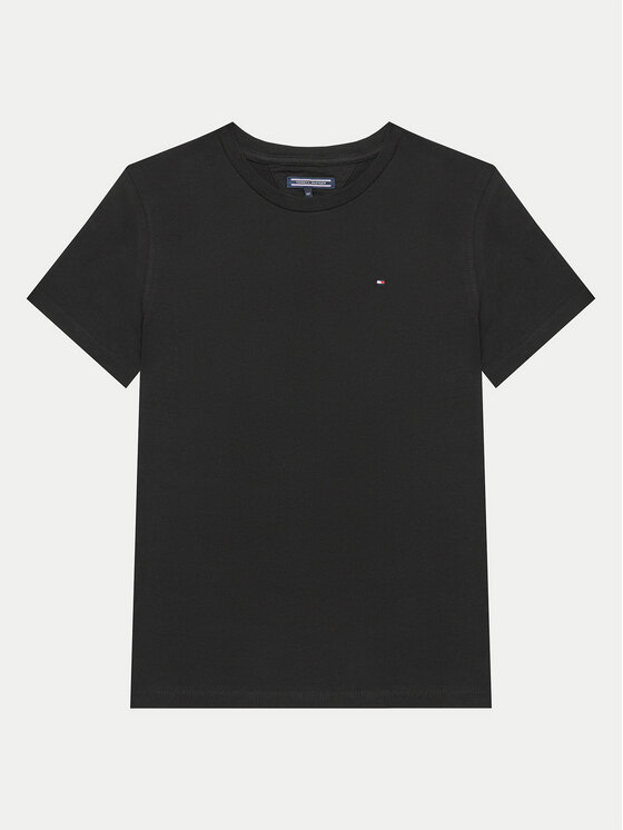 Tommy Hilfiger Tommy Hilfiger Póló KB0KB04140 D Fekete Regular Fit