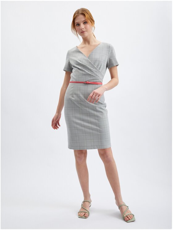 Orsay Orsay Sukienka 490466887000__38 Szary Regular Fit