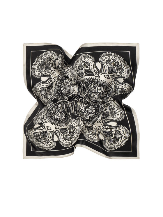 ALLORA BE UNIQUE ALLORA BE UNIQUE Foulard silk scarf Nero