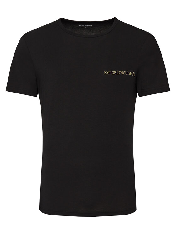 Emporio Armani Underwear Emporio Armani Underwear Set 2 majice EM000391 AF10779 MC005 Crna Regular Fit
