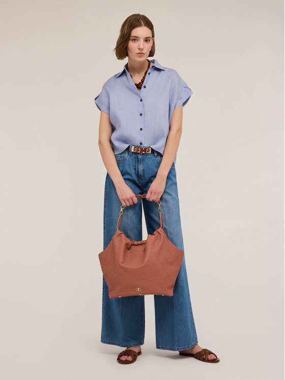 Motivi Motivi Camicia 5227W000473N004 Turchese Regular Fit