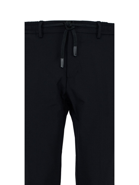 ACANFORA ACANFORA Pantaloni invernali UNCASSANO-NER Nero Regular Fit