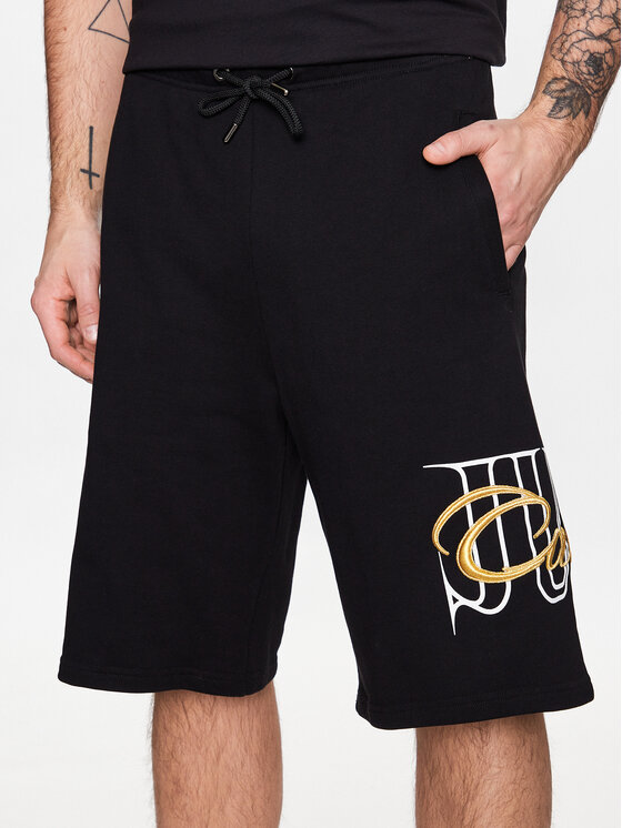 Just Cavalli Športové kraťasy 74OBDI07 Čierna Regular Fit