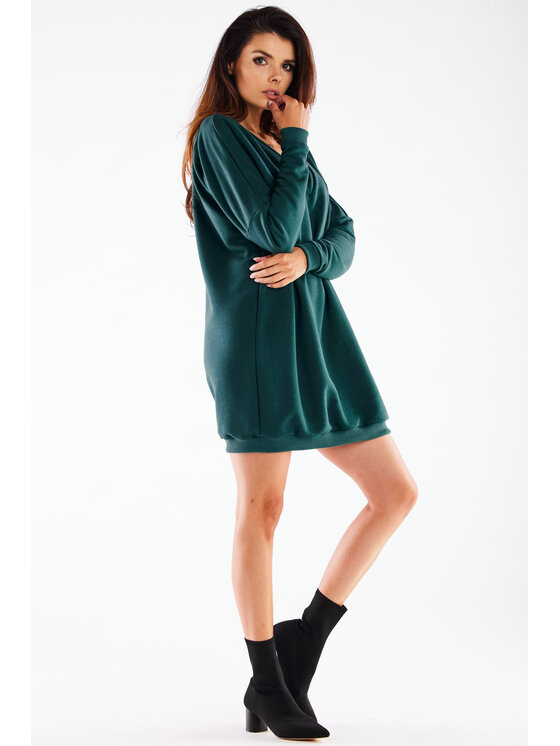 Infinite You Infinite You Úpletové šaty M272 Zelená Basic Fit