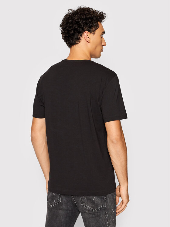 T-shirt 6KPT52 PJ03Z 1200 Nero Regular Fit